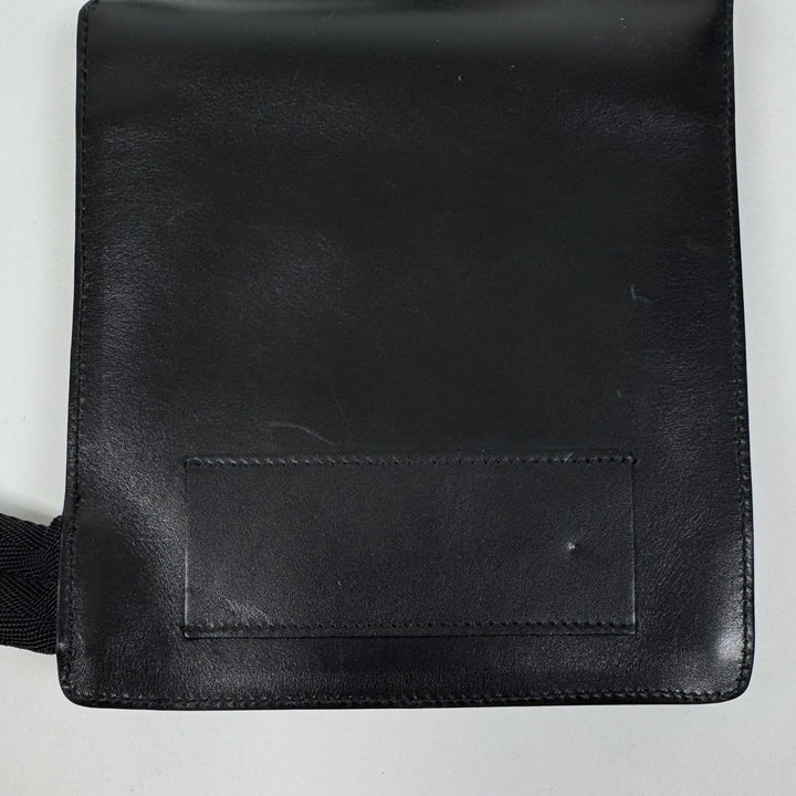 Prada SS1999 Black Leather Crossbody Sling Holster Bag