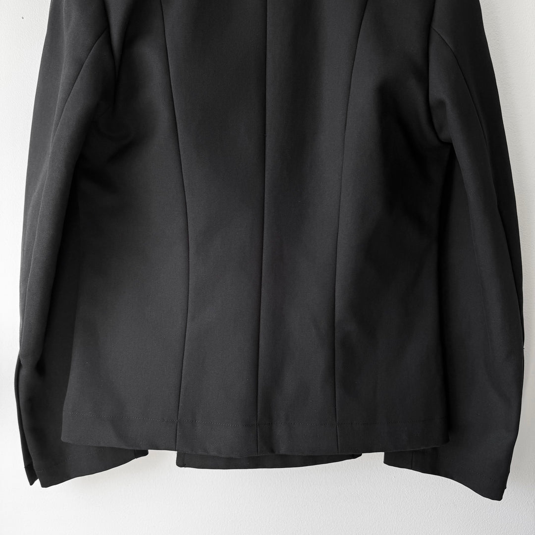 Yves Saint Laurent Rive Gauche By Tom Ford FW2003 Black Cotton Biker Jacket