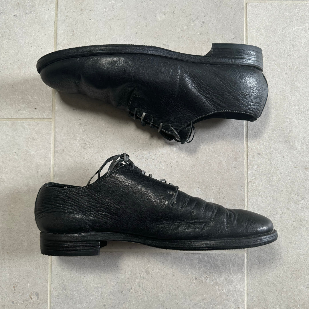 Guidi 16 Goat Leather Lace-Up Derbys