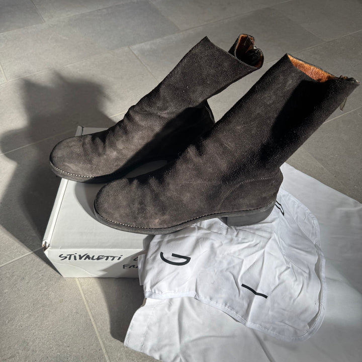 Guidi 788Z Pony Hair Suede Back Zip Boots