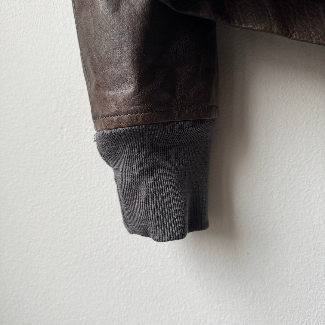 Rick Owens FW2009 Dust Bauhaus Pebbled Calf Leather Jacket