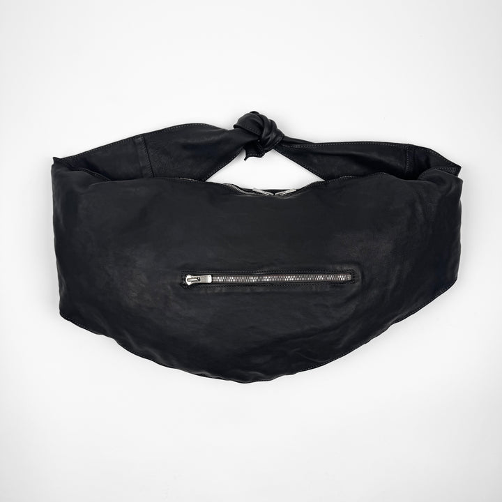 Guidi x 1017 Alyx 9SM Black Horse Leather Crossbody Knot Sling Bag