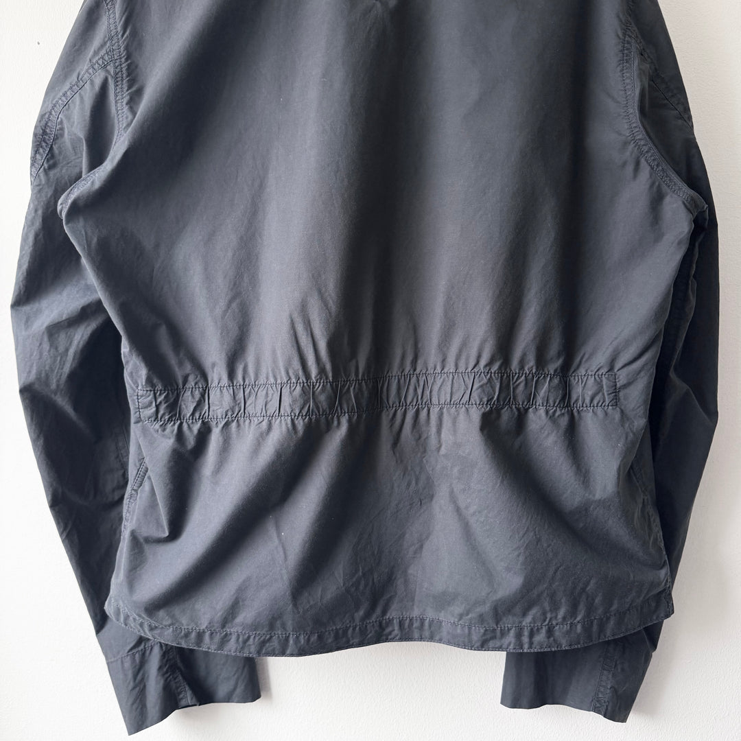 Helmut Lang 1999 Dark Navy 1 Pocket Parachute Zip Blouson Jacket