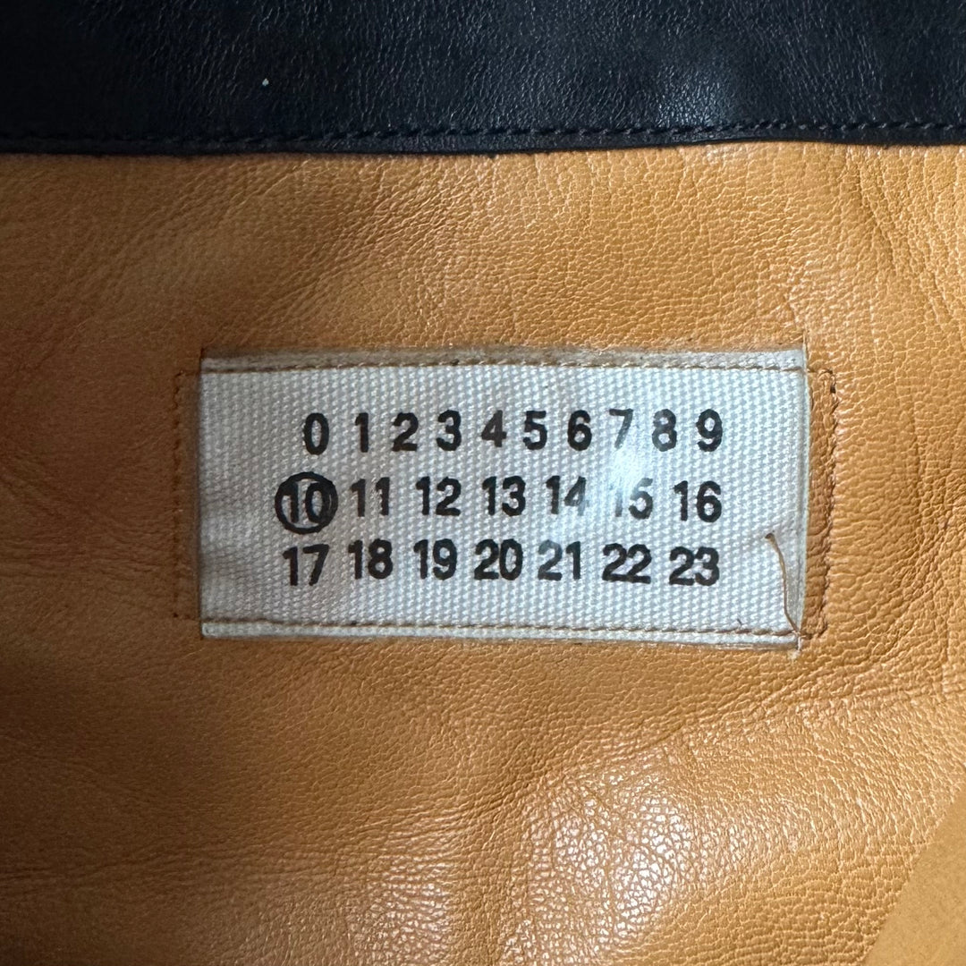 AW2003 Martin Margiela Square Toe Leather Boots