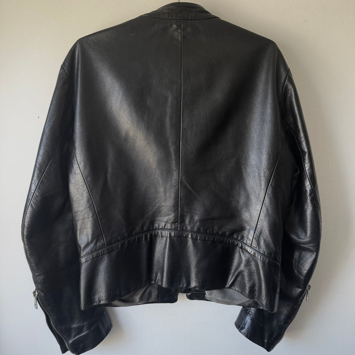SS2001 Martin Margiela 5-Zip Leather Moto Café Racer Jacket