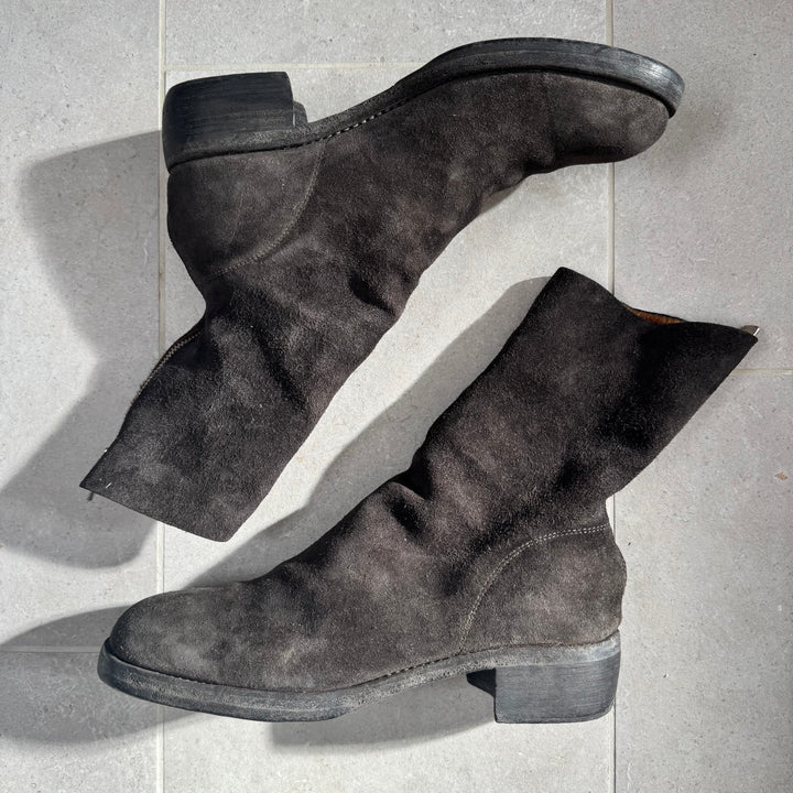 Guidi 788Z Pony Hair Suede Back Zip Boots