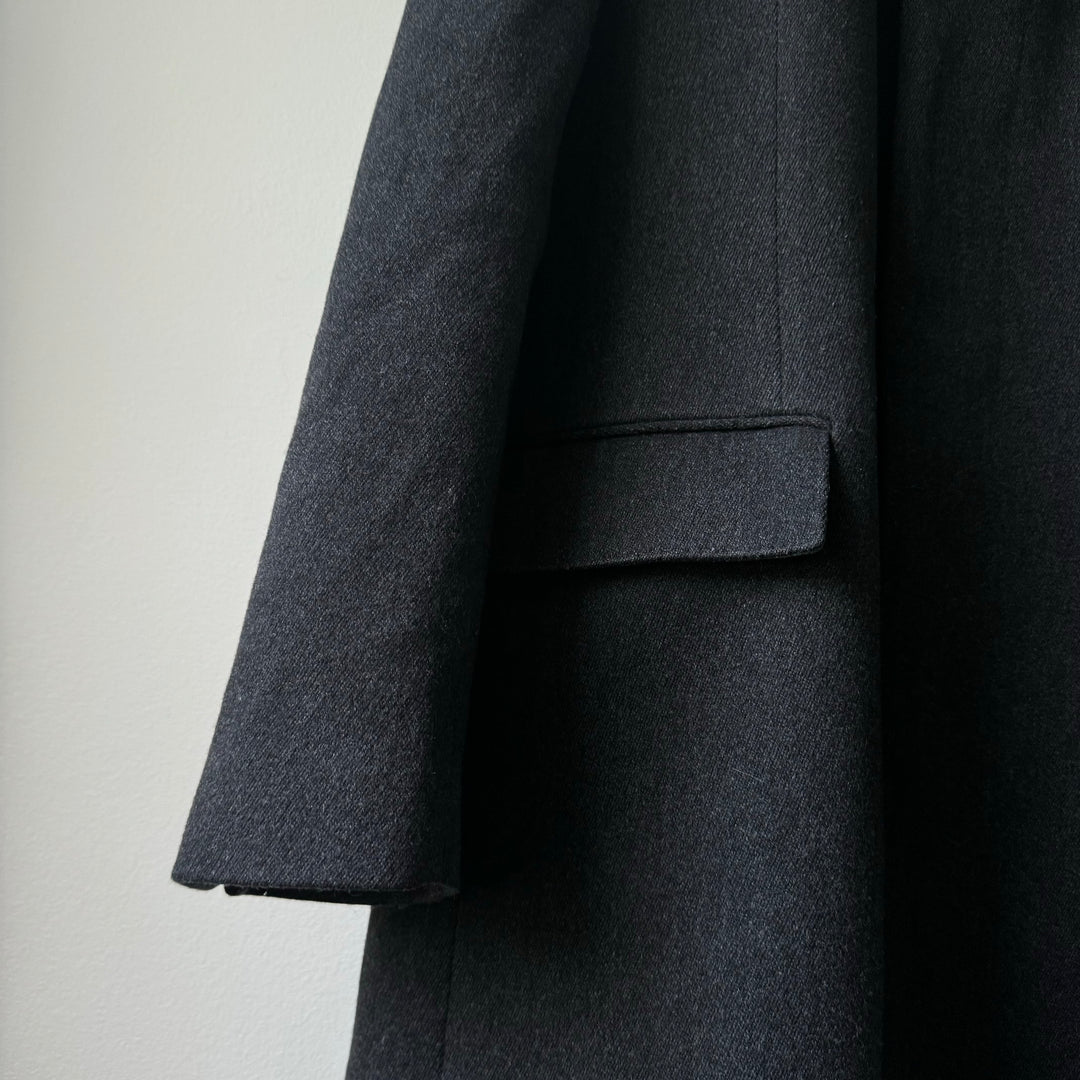 AW2004 Martin Margiela Dark Grey Wool Long-Coat