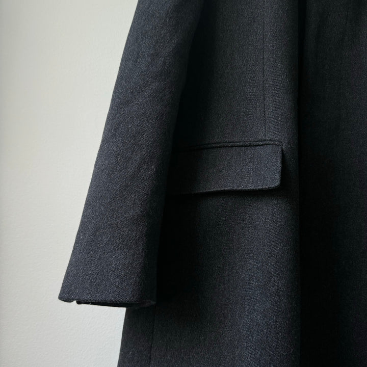 AW2004 Martin Margiela Dark Grey Wool Long-Coat
