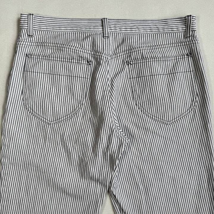 SS1999 Martin Margiela White Striped Cotton Pants