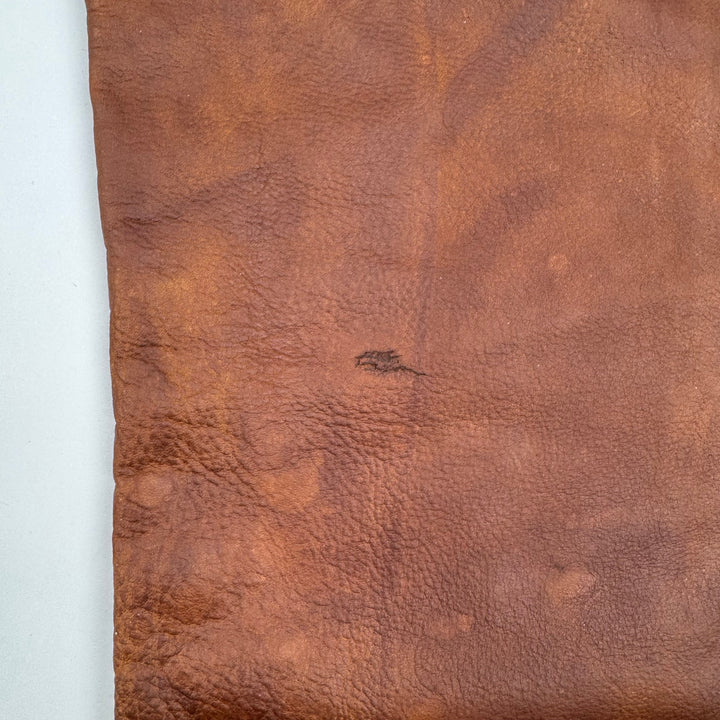 AW2001 Martin Margiela Raw Cowhide Brown Leather McQueen Cargo Pants