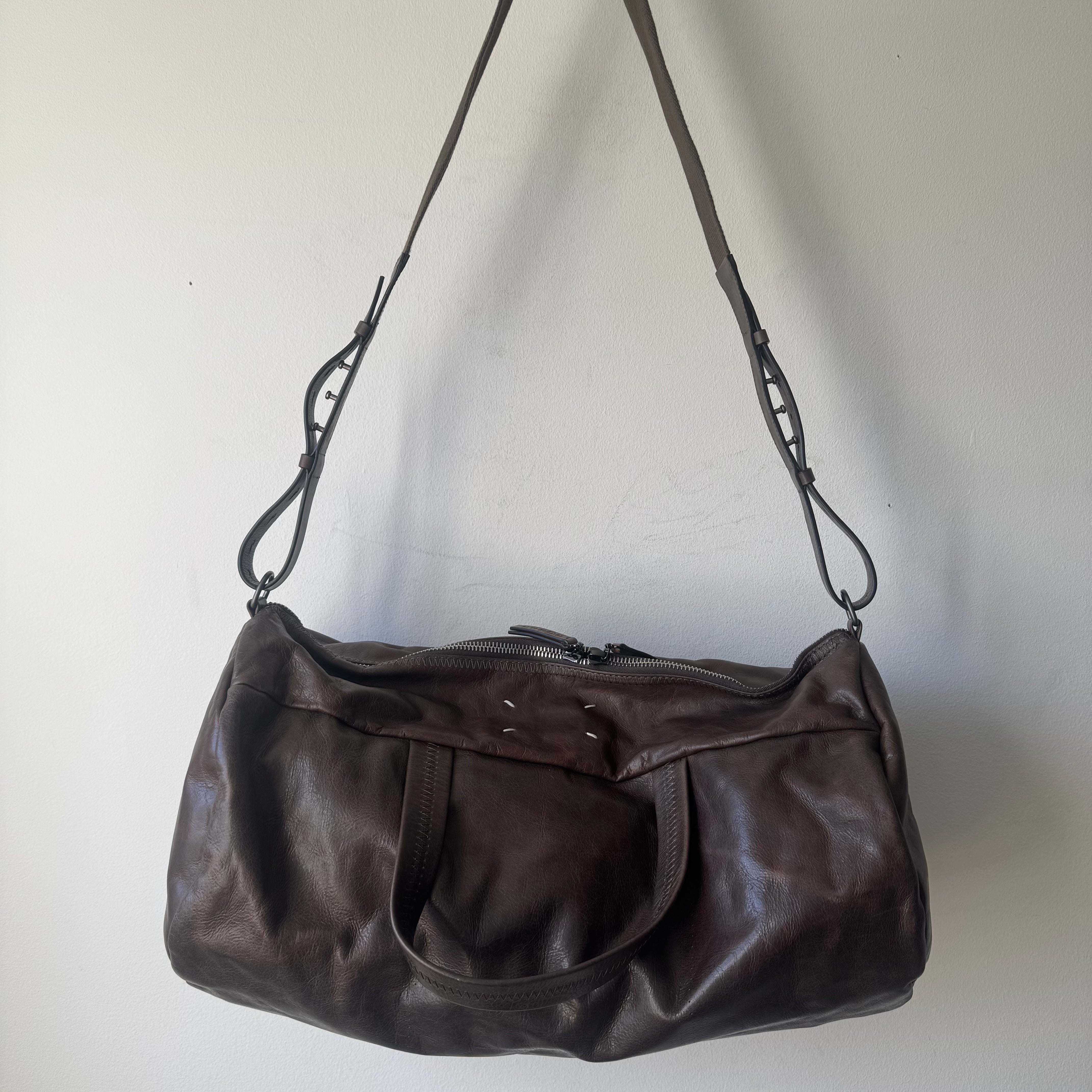 AW2017 Maison Margiela Leather Duffle Weekender Bag – Recollected