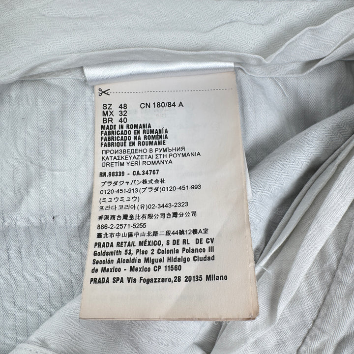 Miu Miu 2022 Checkered Prince Of Wales Pleated Fine Wool Pants