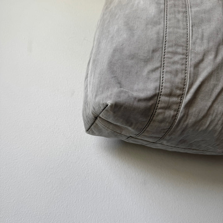 Martin Margiela 2010 Gray Cotton Canvas Crossbody Sailor Bag