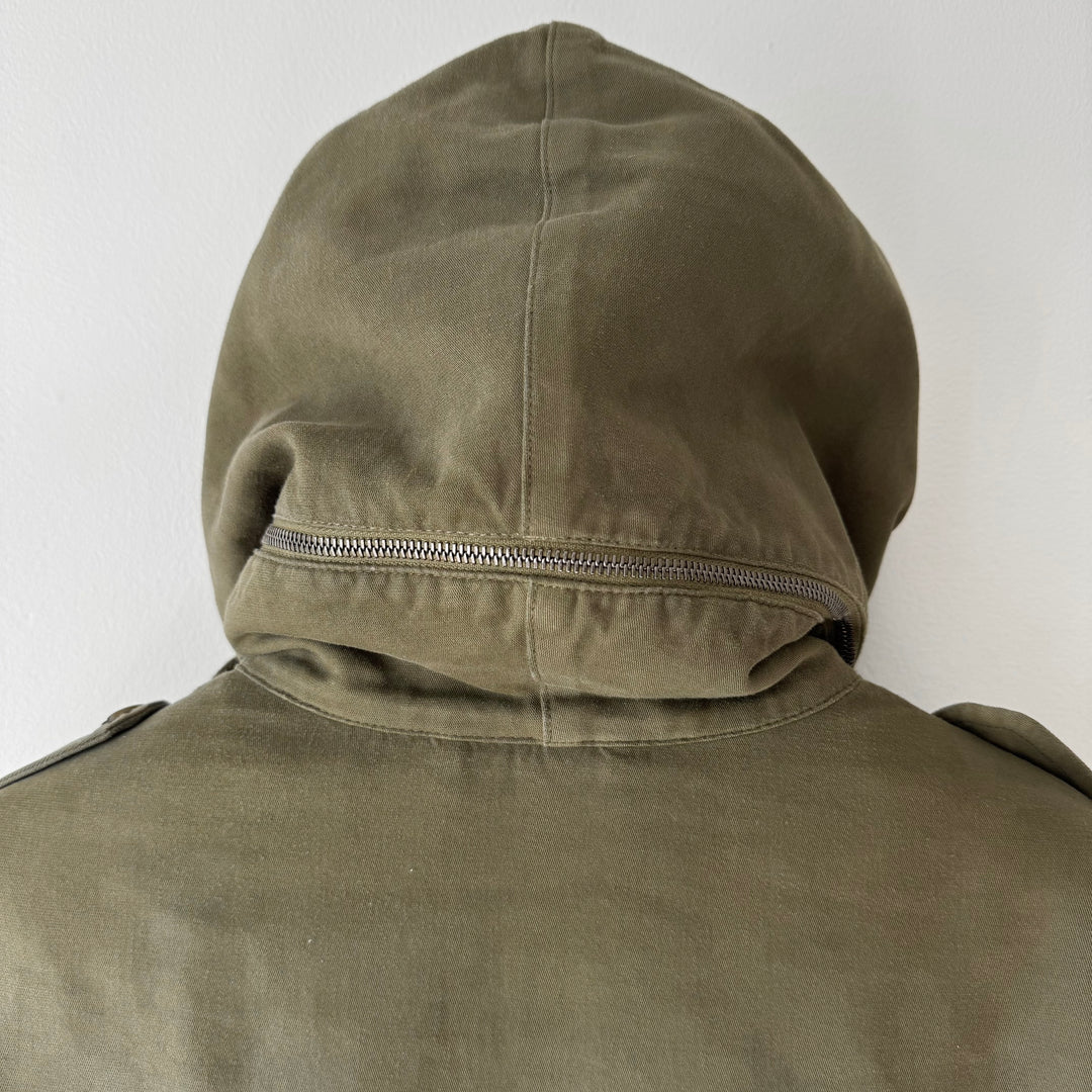 AW2008 Martin Margiela Army Green Fleece Lined Military Parka