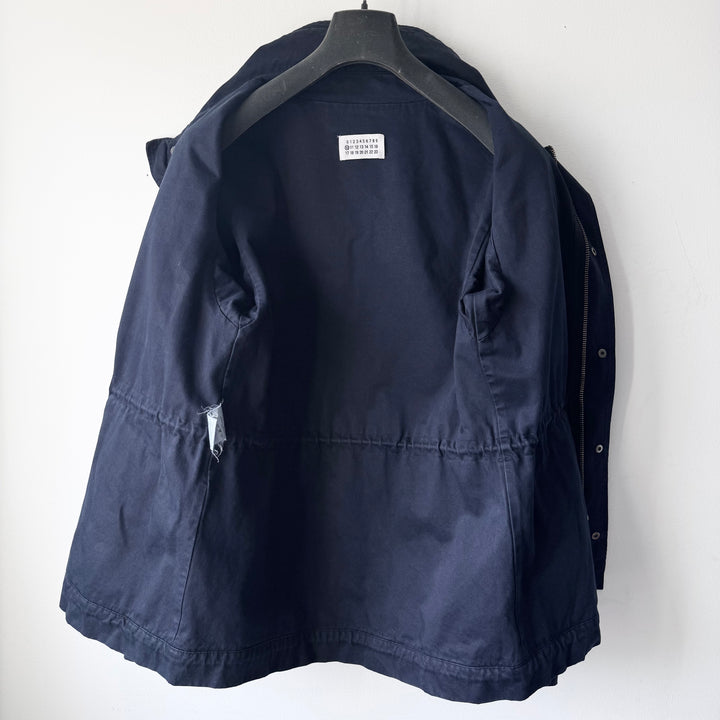 AW2003 Martin Margiela Navy Cotton Dutch Army Field Jacket