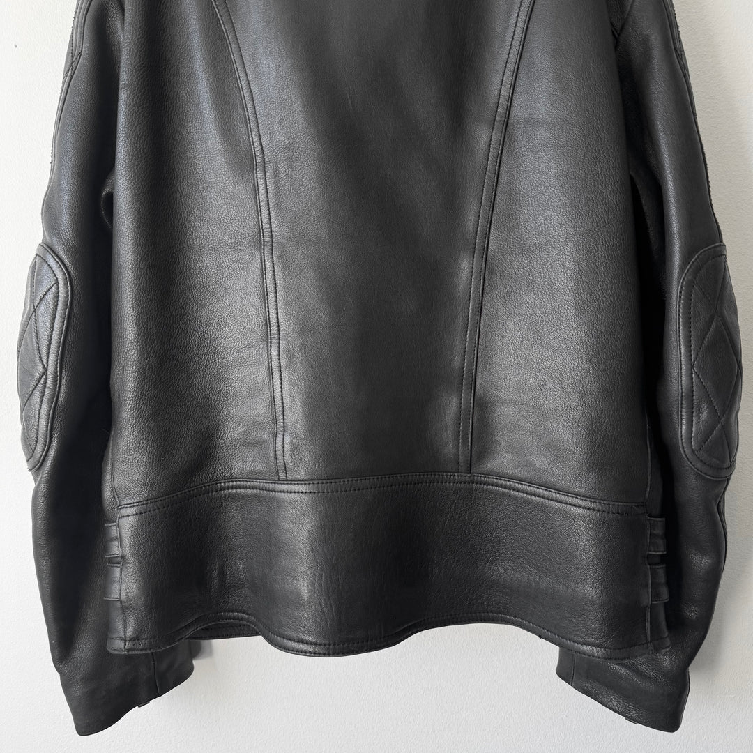 Gucci FW2006 Black Lamb Leather Biker Moto Jacket