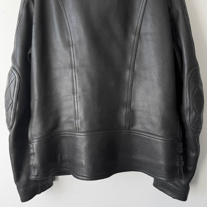 Gucci FW2006 Black Lamb Leather Biker Moto Jacket