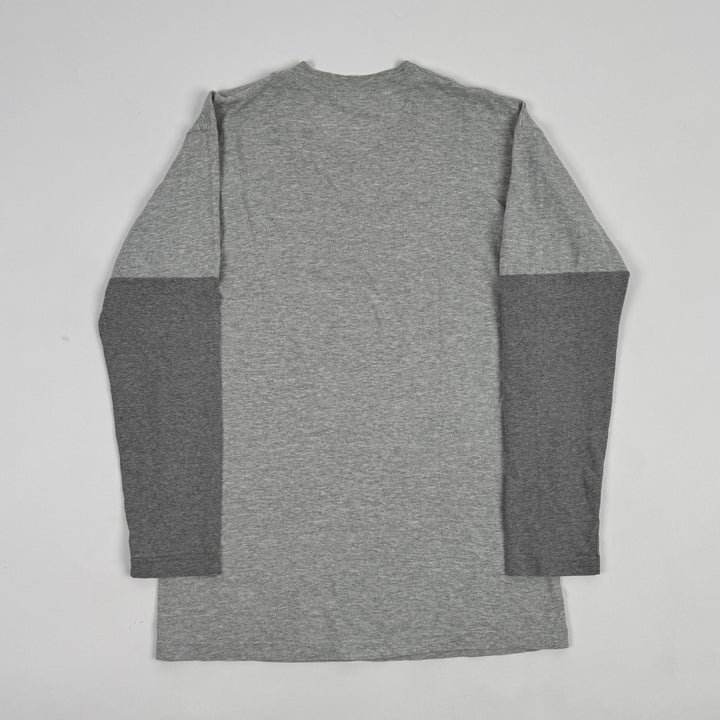 AW1999 Martin Margiela Artisanal Reconstructed Gray Long Sleeve T-Shirt