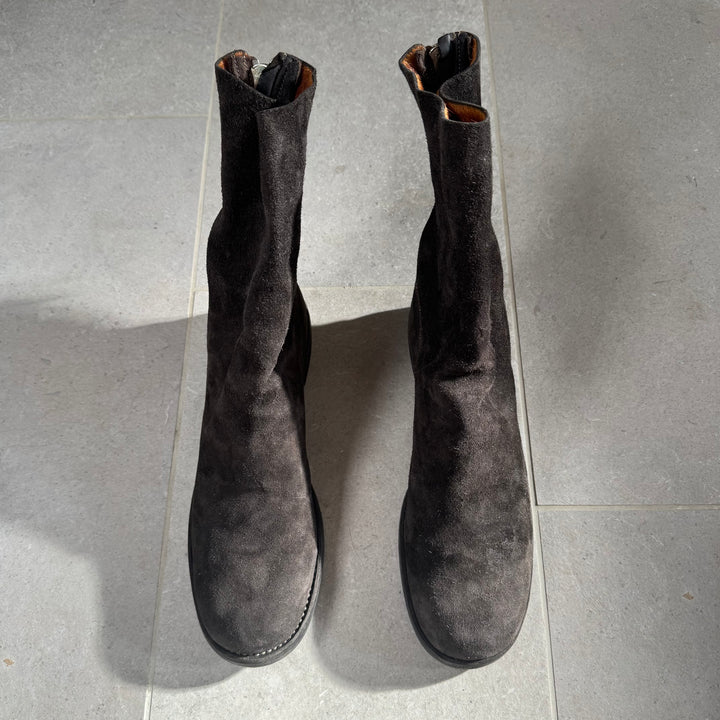 Guidi 788Z Pony Hair Suede Back Zip Boots