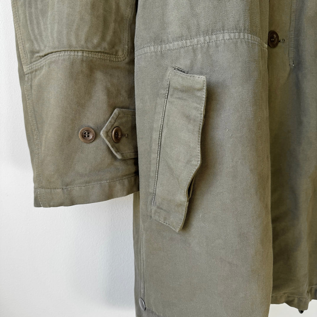 AW2008 Martin Margiela Army Green Fleece Lined Military Parka
