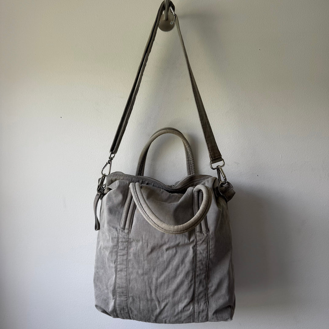 Martin Margiela 2010 Gray Cotton Canvas Crossbody Sailor Bag