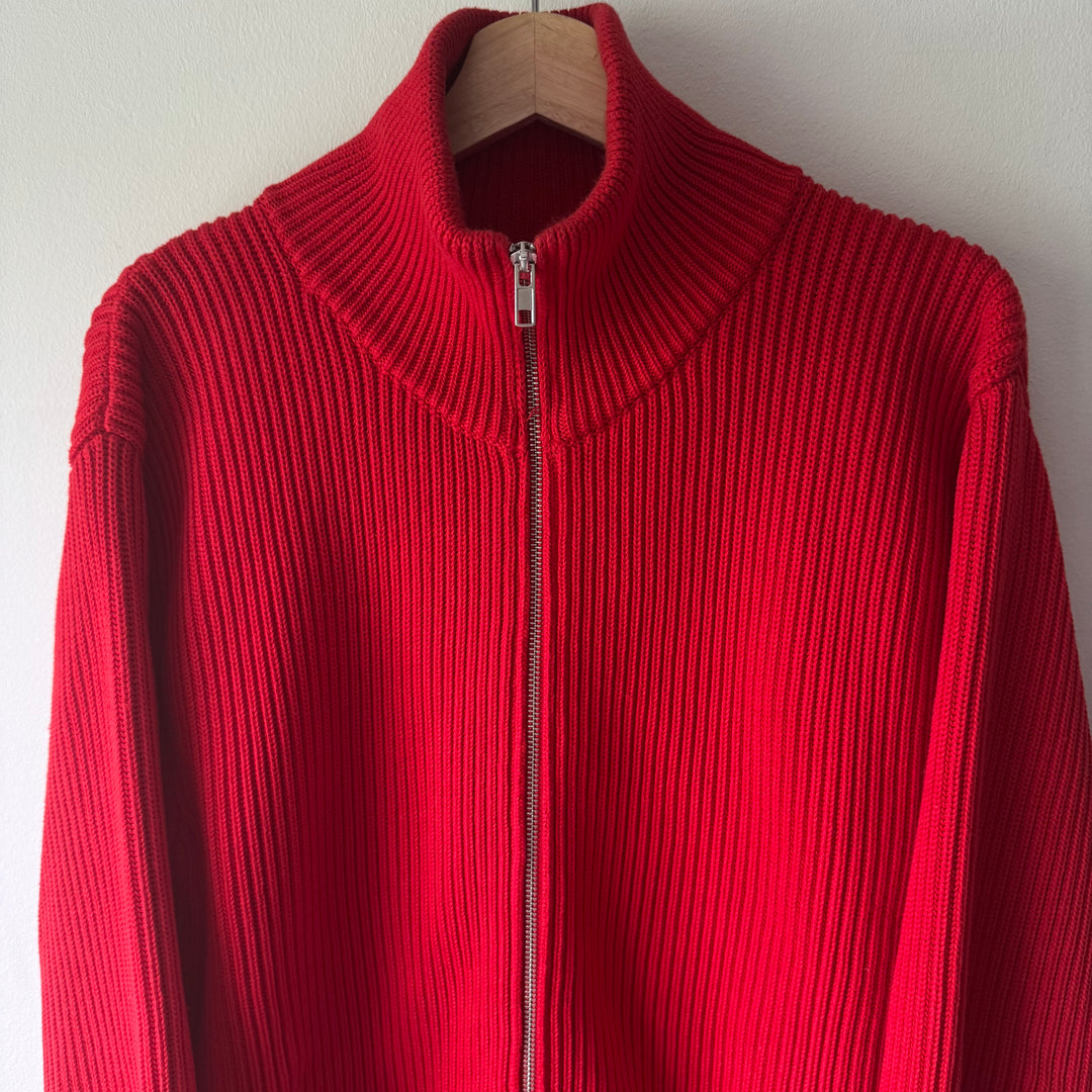 SS2012 Martin Margiela Wool Zip-Up Drivers/Truckers Knit