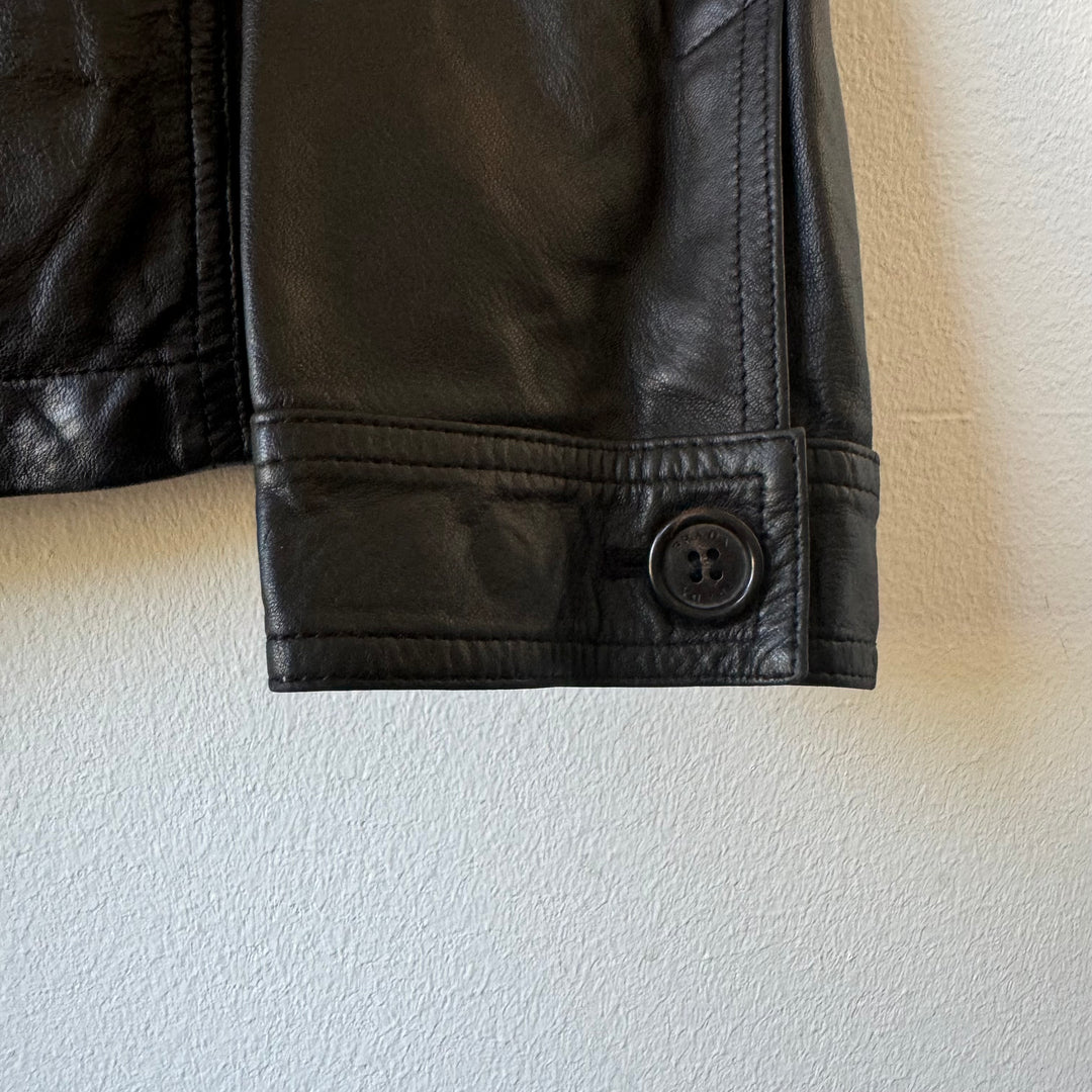 Prada Mainline Unlined Leather Blouson Jacket