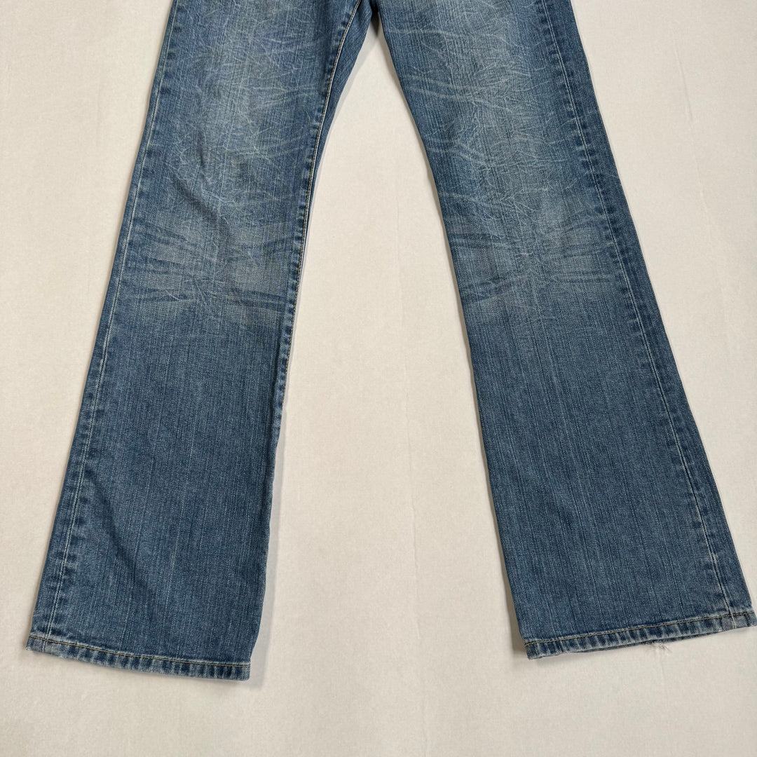Acne Studios 2000´s Washed Blue Boot-Cut Denim