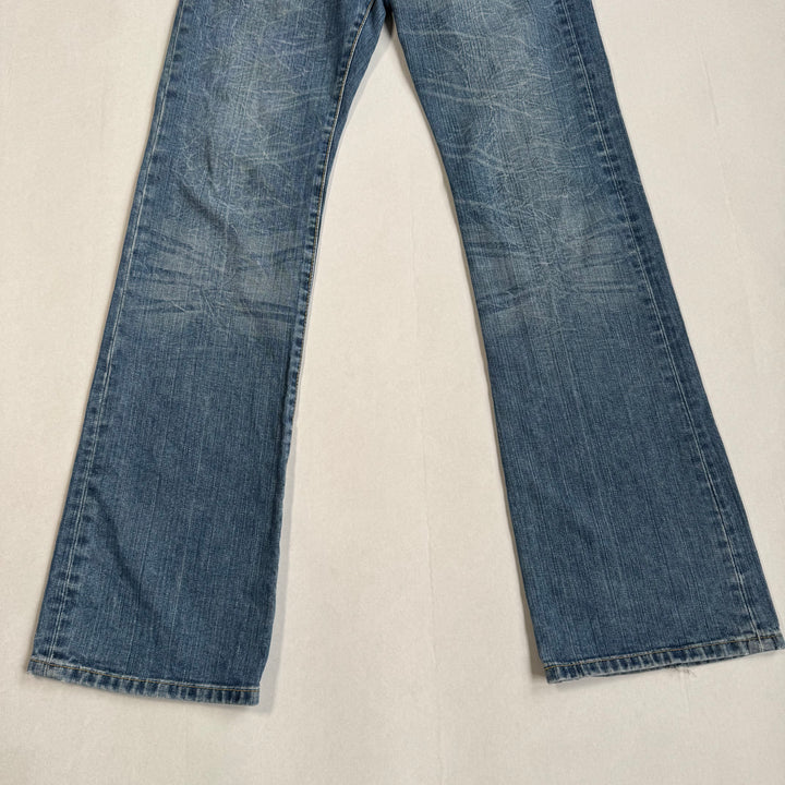 Acne Studios 2000´s Washed Blue Boot-Cut Denim