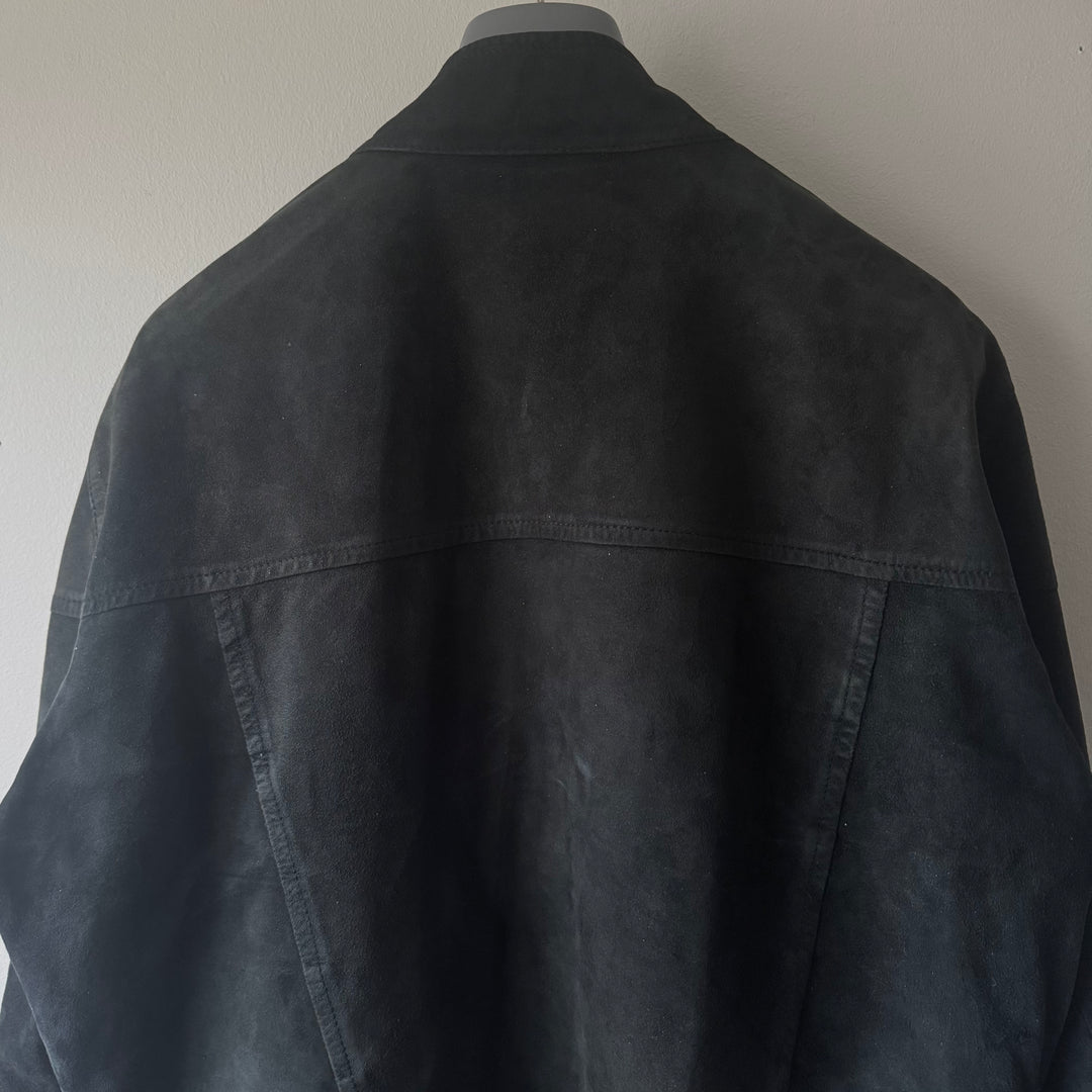 Prada 2000’s Nubuck Leather Café Racer Moto Jacket