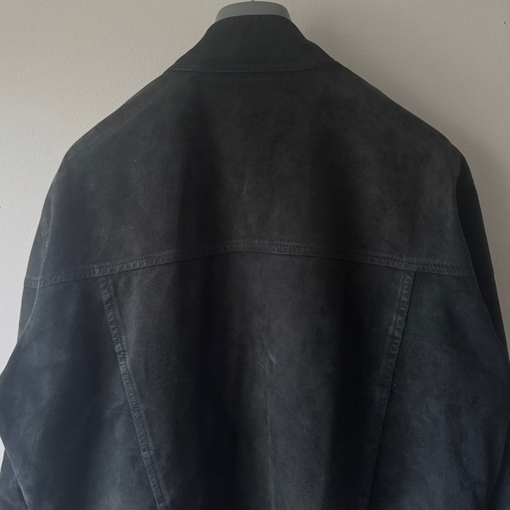Prada 2000’s Nubuck Leather Café Racer Moto Jacket