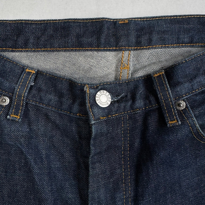 Helmut Lang 1999 Relaxed Cut Vintage Stained Denim