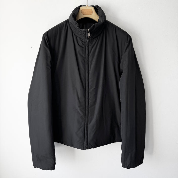 Gucci By Tom Ford FW1999 Black Insulated Reversible Leather Puffer Jacket