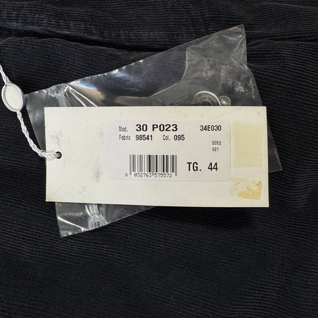 AW2005 Martin Margiela Navy Cotton Corduroy Relaxed Straight Pants