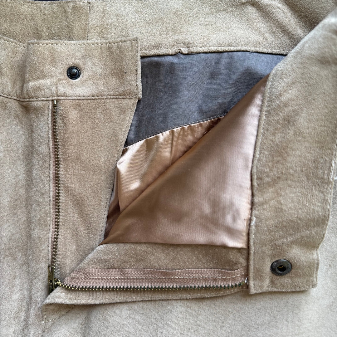 SS2001 Martin Margiela Relaxed Pig Suede Leather Pants