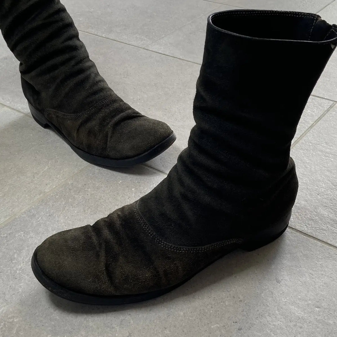 Guidi 311 Dust Suede Backzip Boots