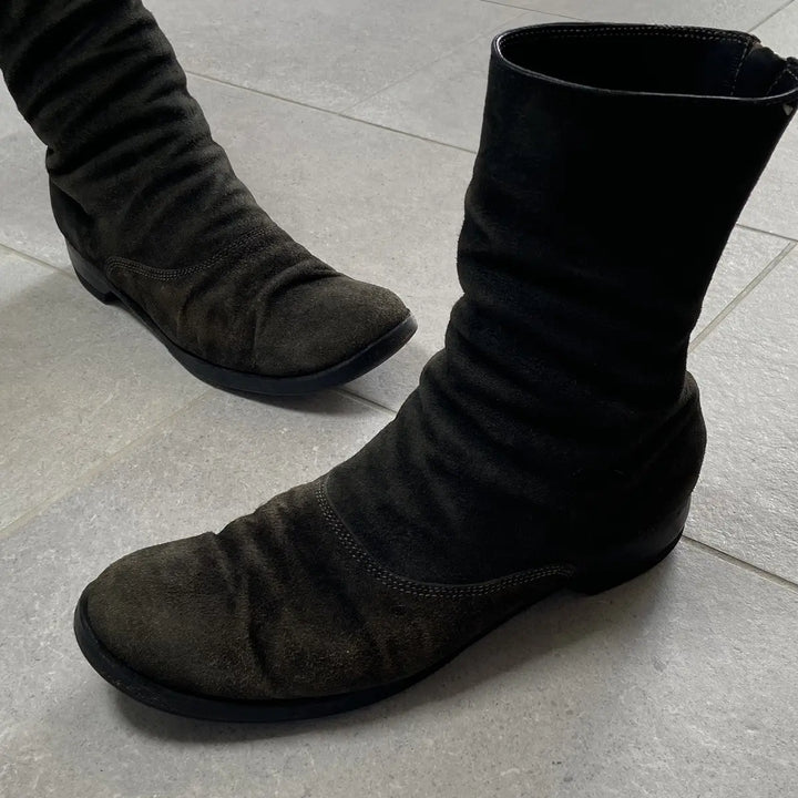 Guidi 311 Dust Suede Backzip Boots