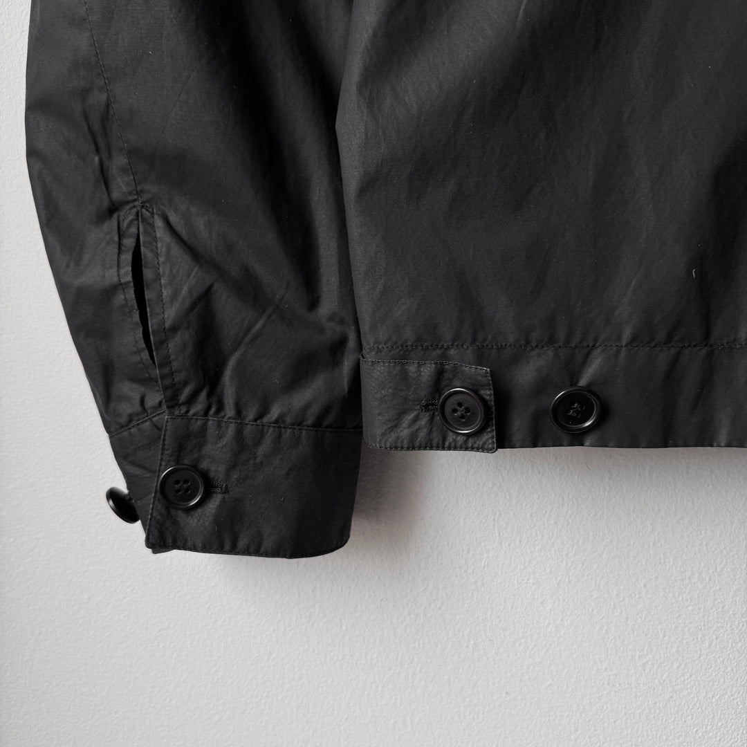 Helmut Lang SS1996 Black Cotton/Spandex 1-Pocket Blouson Jacket