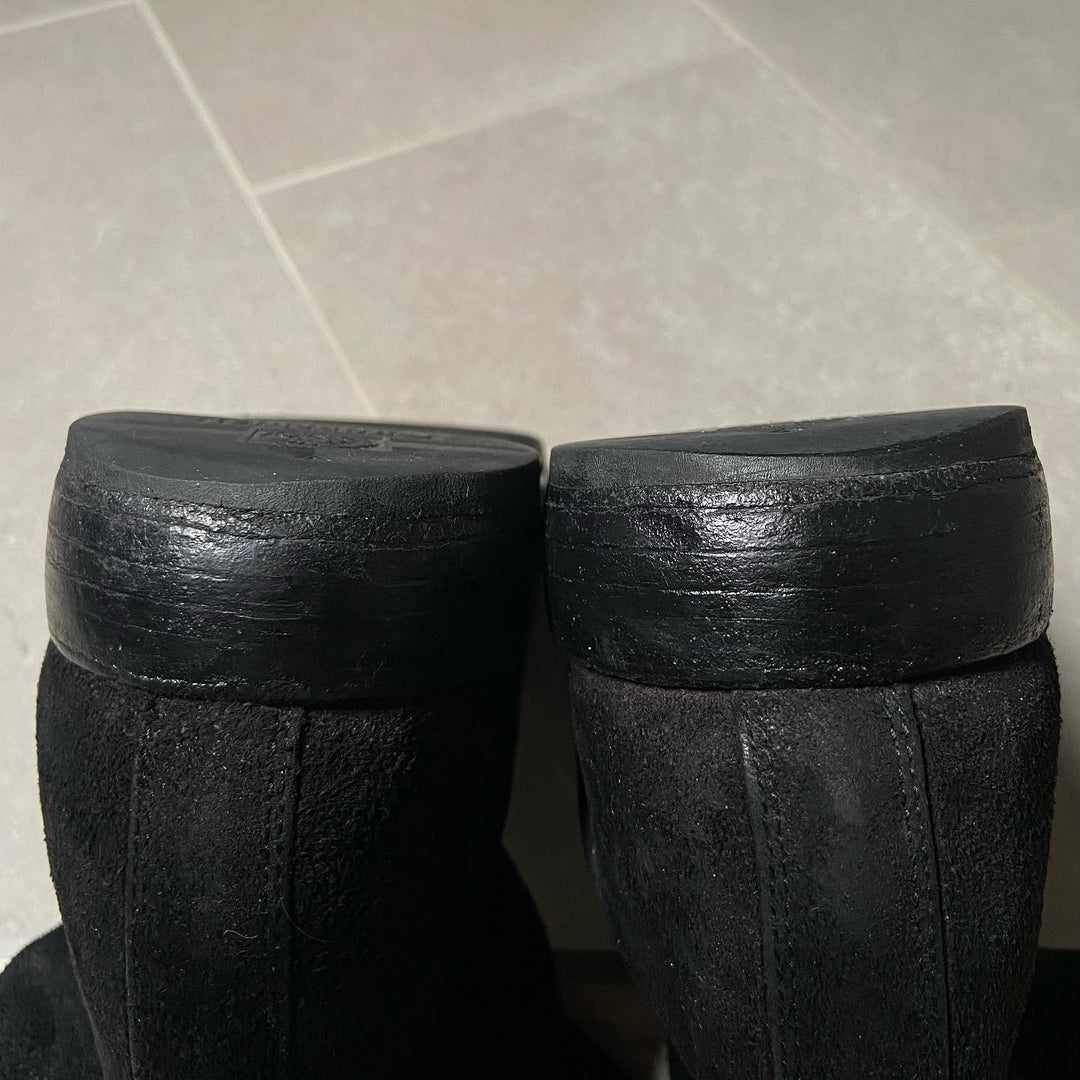 Guidi 210 Reverse Leather/Suede Front Zips