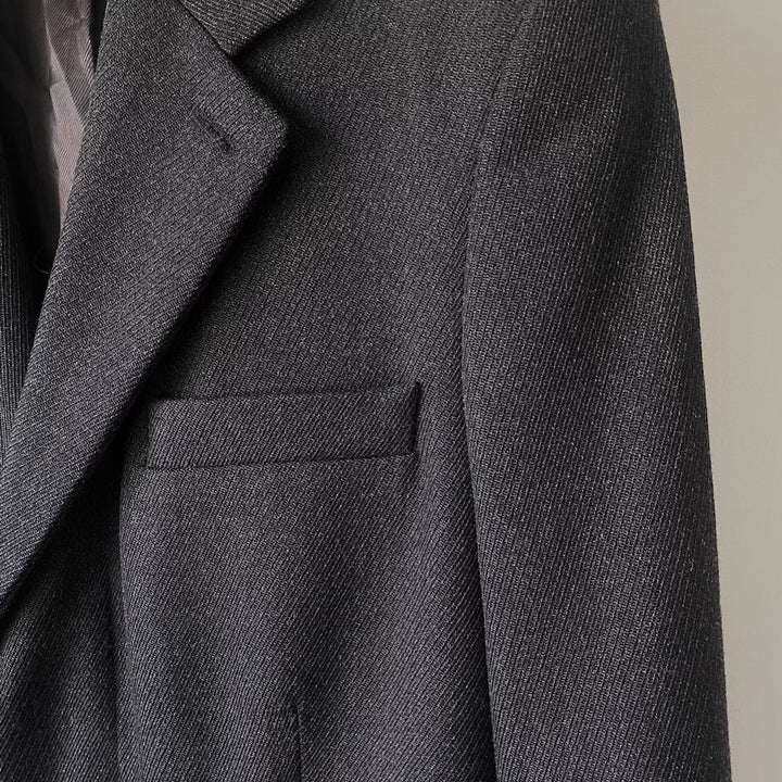 AW2003 Martin Margiela Padded Shoulder Long-Coat