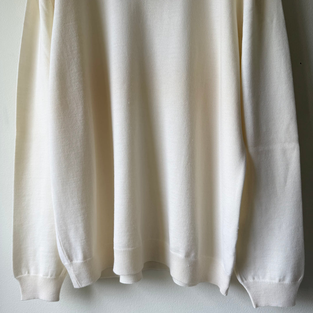 Prada 1990's Fine Wool V-Neck Knit Pullover