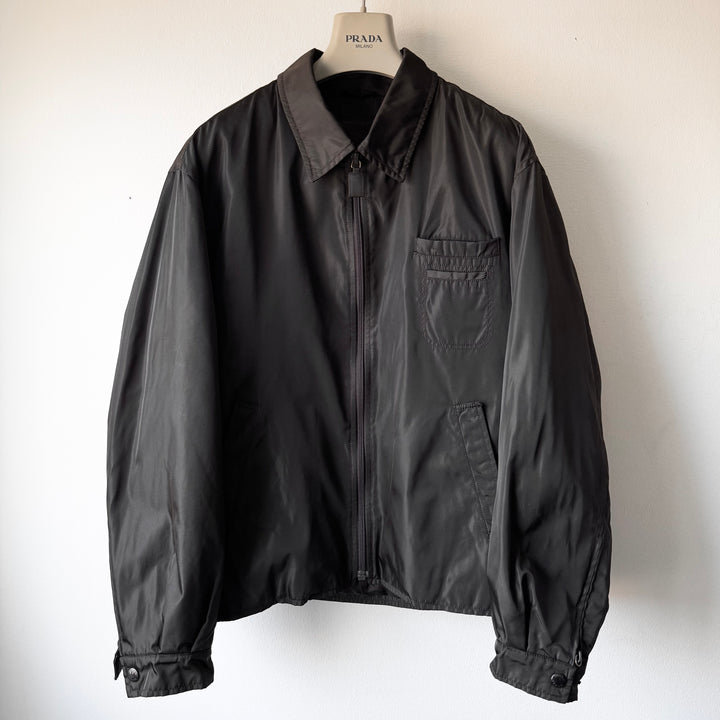 Prada FW1996 Brown Insulated Nylon Blouson Jacket