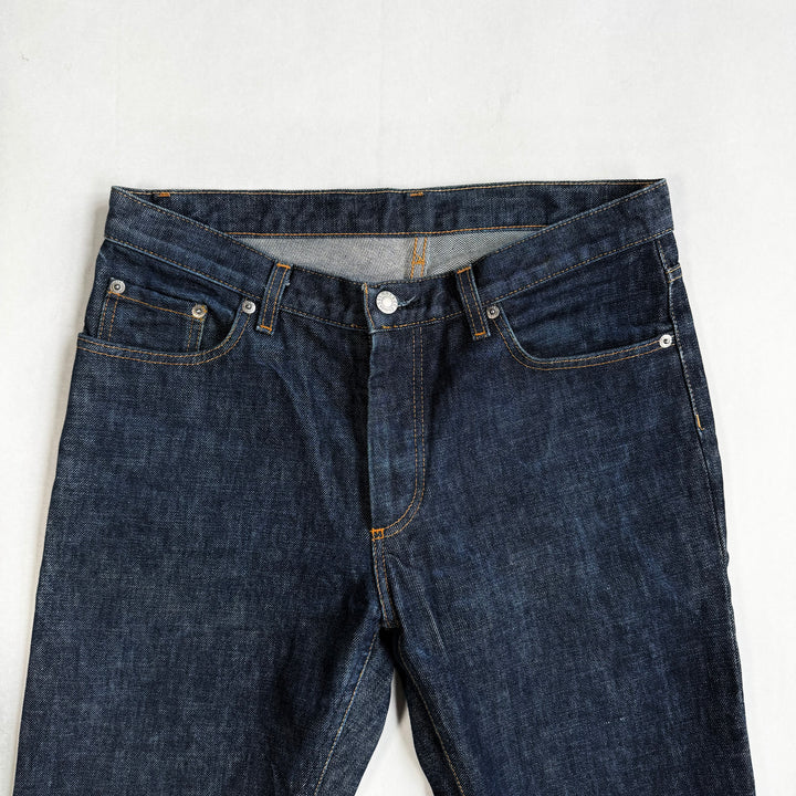 Helmut Lang 1999 Relaxed Cut Vintage Stained Denim