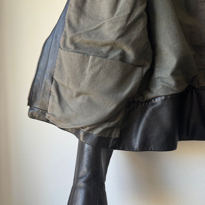 SS2001 Martin Margiela 5-Zip Leather Moto Café Racer Jacket