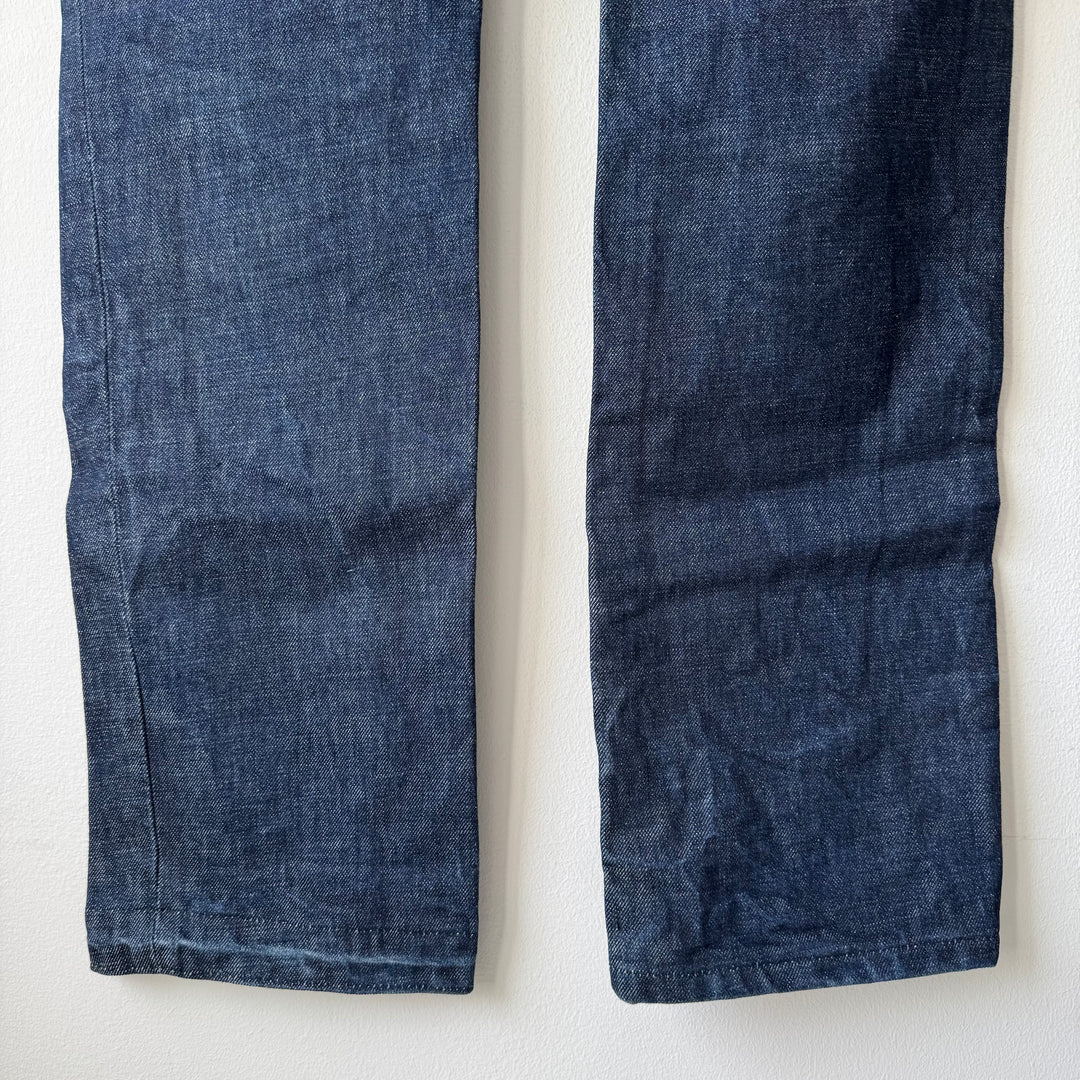 Helmut Lang 1999 Relaxed Cut Vintage Stained Denim