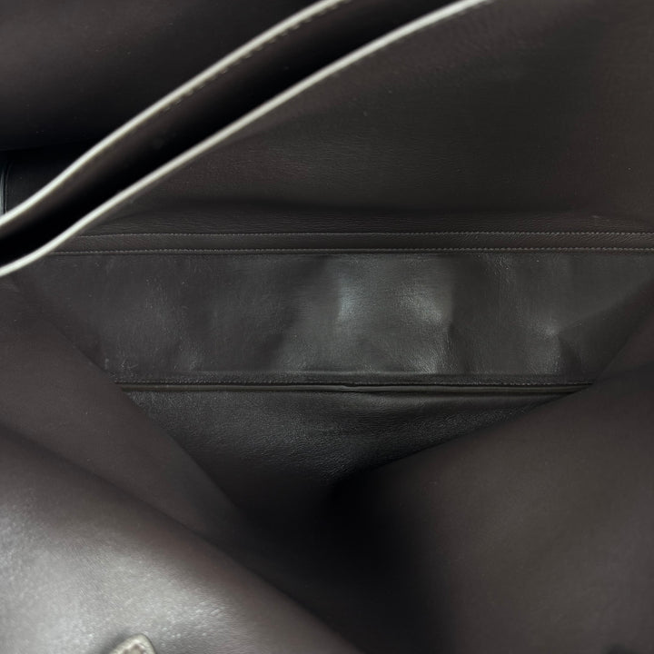 Prada FW2024 Dark Brown Nappa Calf Leather Buckle Belt Bag