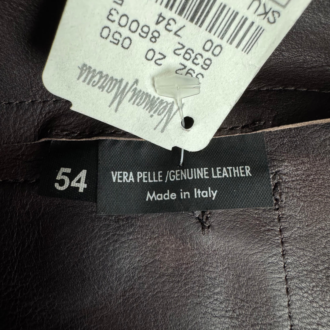 Gucci By Tom Ford FW2000 Brown Suede/Nubuck Cropped Blouson Leather Jacket