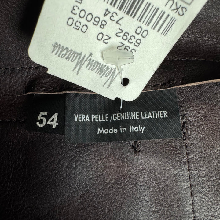 Gucci By Tom Ford FW2000 Brown Suede/Nubuck Cropped Blouson Leather Jacket