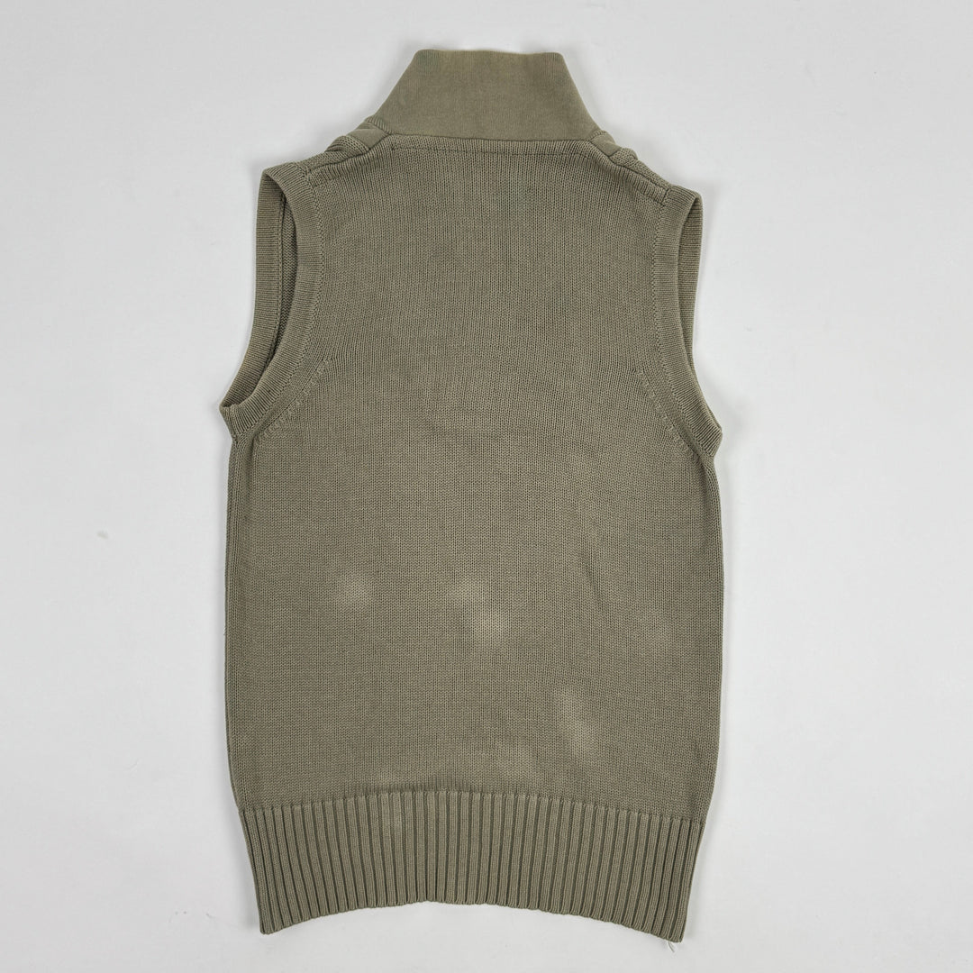 SS2002 Martin Margiela Military Green Cotton Knitted Vest