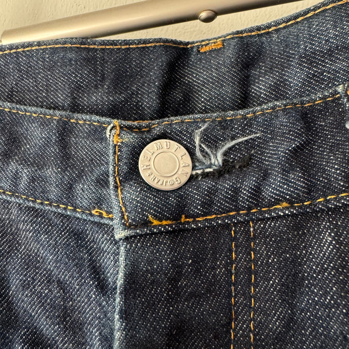 Helmut Lang 1999 Relaxed Cut Vintage Stained Denim